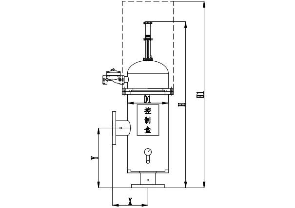 SS316L Automatic Self Cleaning Screen Filter Suction Type DLAF200 Model