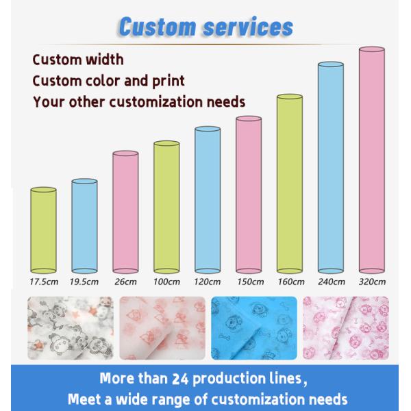 OEKO Towel 100% Viscose Spunlace Nonwoven Fabric 50CM Width