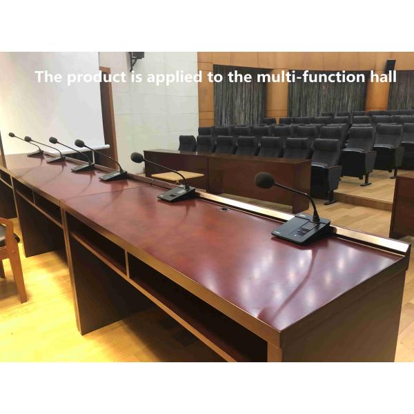 PLL Synthesized Wireless Audio Conference System XLR Output 60m Receiving Range