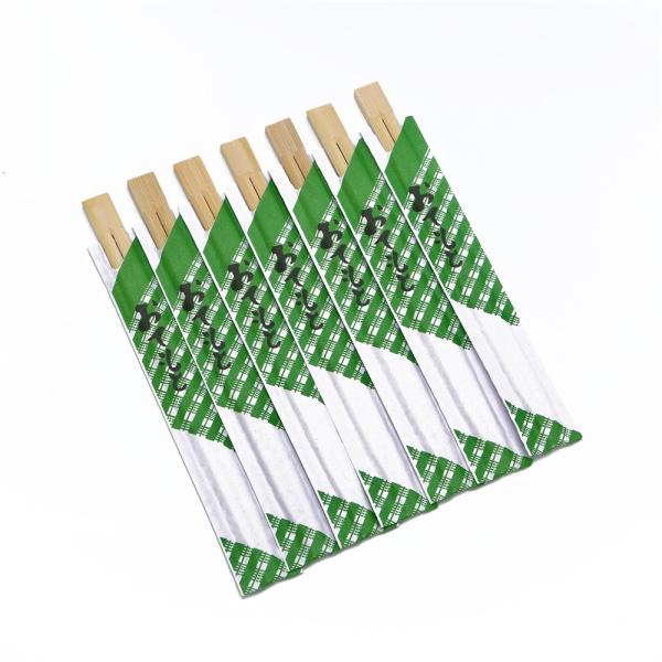 Full Paper Wrapped 21cm/24cm Cheaper Tensoge Bamboo Chopsticks Disposable Sushi Chopstciks with Design Sleeve