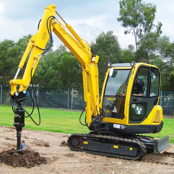 Customized screw pile driver excavators and deep hole drilling rigs for pile foundation excavation, suitable for utility pole pits, tree planting