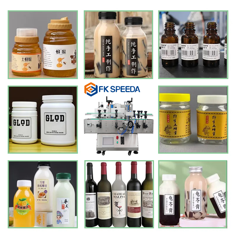 Mini Desktop Labeling Machine for Cosmetics Transparent Label Sticker Applicator
