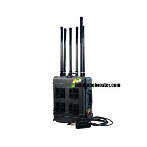 China 6 Channels 300w High Power Drone Signal Jammer  Draw Bar Box Mobile Signal Jammer Blocker Jamming Range Up to 1500 Meter on sale