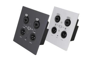 Buy cheap Audio Transimission XLR Wall Plate , 2 Channel Audio Interface product