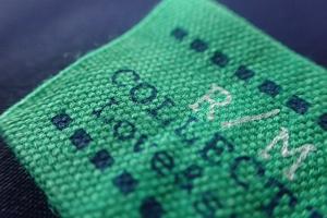 Buy cheap Rectangle Screen Printing Custom Woven Labels For Clothes，Hats product
