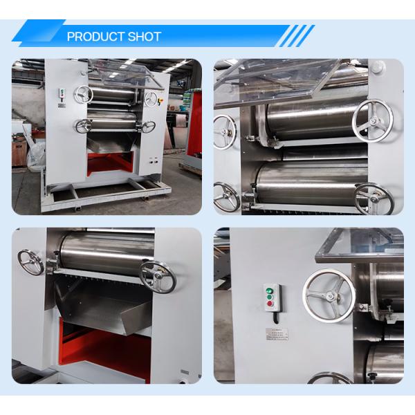 220v Bottom Discharged Three Roll Mill For Soap Making Machine