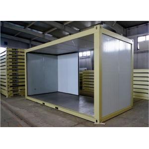 Yellow Flat Pack Modular Buildings Environmental Friendly With Single Side