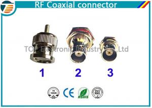 Buy cheap Straight 75Ω Cable Mount RF Coaxial Connector BNC Connector Plug RG59 product