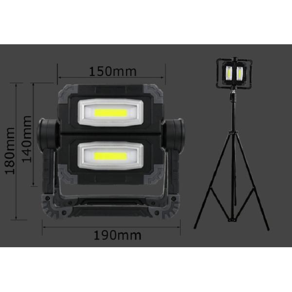 USB Portable LED Work Light Stand 700lm 20W Rechargeable Folding