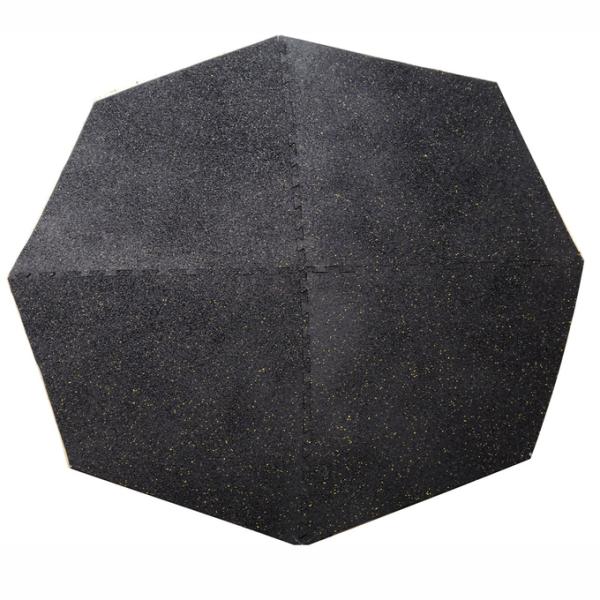 Grid Gym Mat Interlocking Design Anti Fatigue Anti slip Resilient Gym Flooring