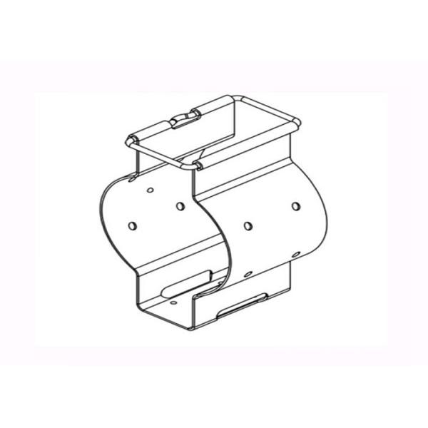 Clip In Coax Accessories Corrosion Resistance With Round Member Adapters / Standoff