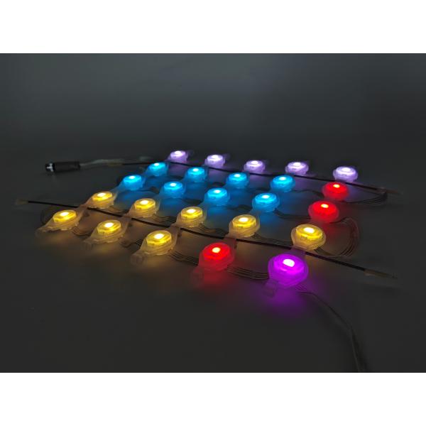 Waterproof LED Mesh Screen for Indoor Advertising Display Work Voltage DC12V