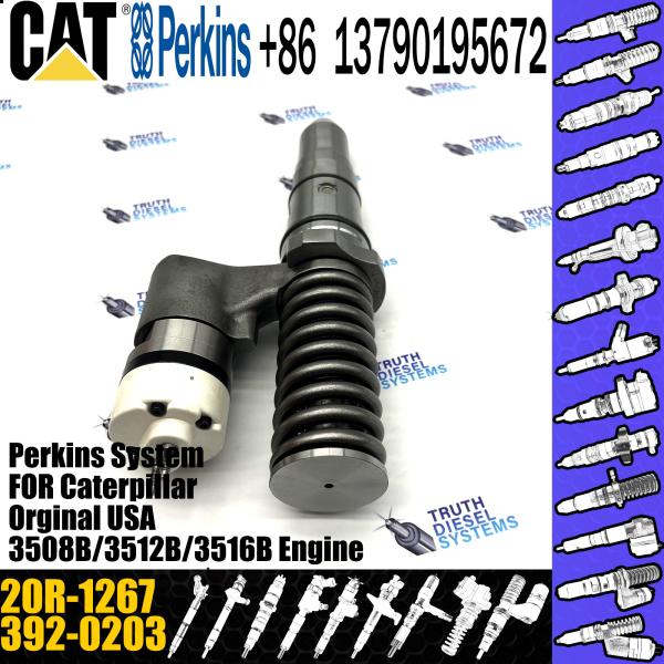 Hot sale fuel common rail injector 392-0203 3920203 20R-1267 for Caterpillar Engine 994D