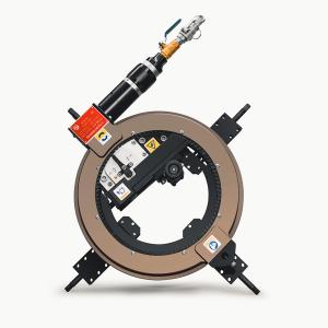 Buy cheap OD Mounted Portable Flange Facer 12 Inch Robust For Petrochemical Applications product