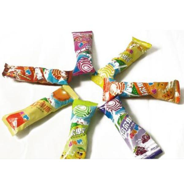 Stainless Steel Lollipop Packing Machine , Candy Pouch Packing Machine