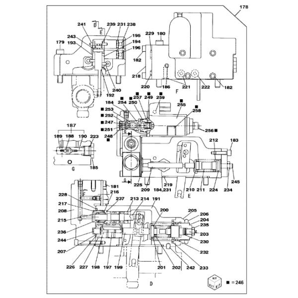 LJ015160 Excavator Pump Pressure Regulator K5V140-9Y15 For Sumitomo SH290A5 CX290B