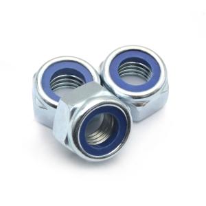 DIN985 Hexagon Nylon Insert Lock Nut Carbon Steel Galvanization