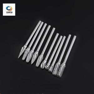Sharp Flute Cylindrical Carbide Burr , Wear Resistance Tungsten Carbide Rotary