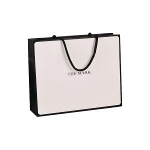 Buy cheap Reusable Paper Packaging Bags 190gsm Artpaper SBS Paper Material product