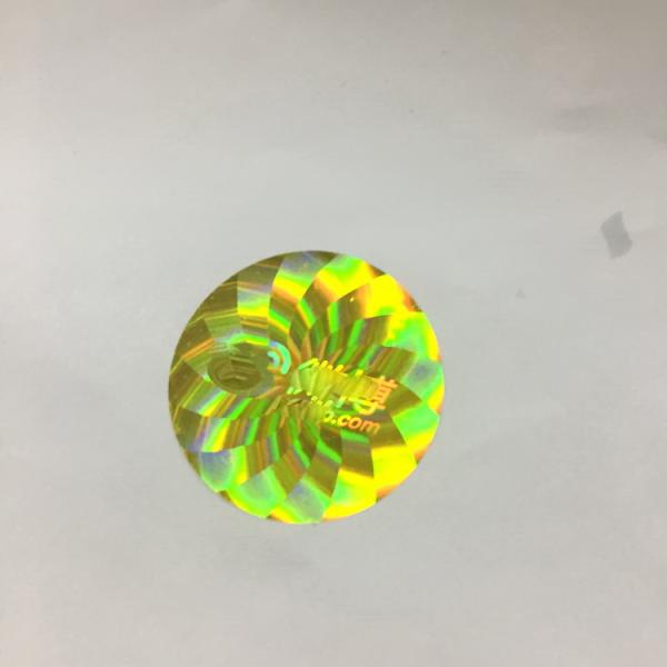 Self Adhesive Holographic Security Labels With Custom Printing Logo