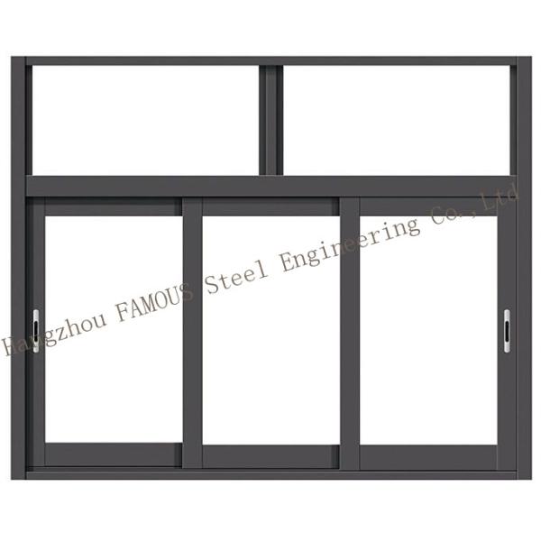 50 Series 6mm Thermally Broken Aluminum Windows , 8mm Heated Glass Windows