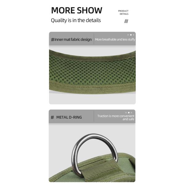 Pet Adjustable Tactical Dog Collar Reflective Thickened Nylon Collar