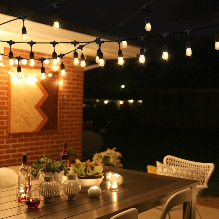 Party Decoration Bistro Lights Customized Color CCT 2700K RGB DMX Festoon Light