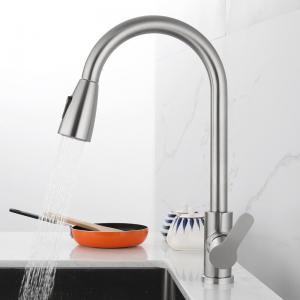 Buy cheap Commercial Stainless Steel Kitchen Metered Lavatory Faucet Pull Down Sprayer for RV Bathroom product