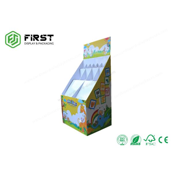 Customized Retail Advertising Promotion POP Paper Cardboard Counter Top Display stand
