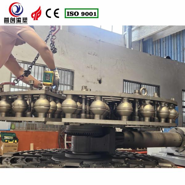 Carousel Rotomolding Equipment with Controlled Cooling Temperature 0-50C Consistent Production for pickleball