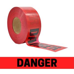 Buy cheap 3 Inch X 1000 Feet Danger Barricade Caution Tape Bold Black Text For Workplace Safety product