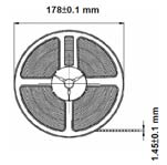 Withstand Inrush CQ24LT 002 6.1x2.6mm Ceramic Time Lag Chip Fuse 2A 350V 6125 For LED Lighting Overcurrent Protection