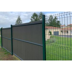 Buy cheap 5mm Plastic Slat Triangle Bending Fence Powder Coated product