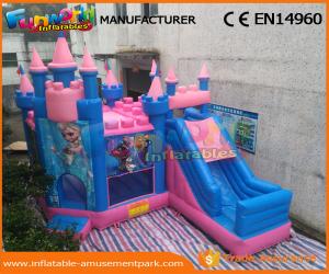 China Frozen Combo Commercial Bouncy Castles PVC Tarpaulin Inflatable Jumping House Toys on sale