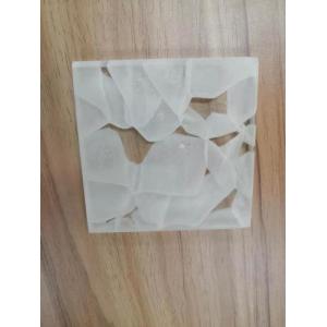 Cloudy Jade Opaque Acid Etched 19mm Glass Block Bricks