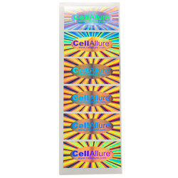 Shape Custom Hologram Stickers Anti Theft Magnetic Security Labels Roll