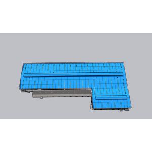 Indoor Galvanized Steel Structure High Strength Long Life Span