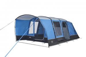China Family Blue Double Inflatable Air Tent Waterproof PE Groundsheet on sale