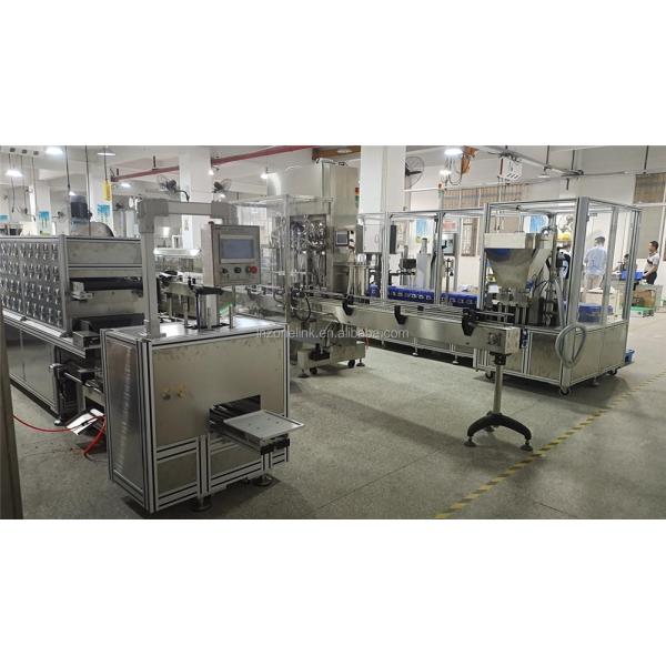 Siemens Touch Screen 100ml Automatic 4-Head Capping Filling Machine for Men Perfume