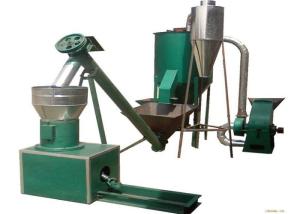 China Energy Saving Wood Pellet Production Line With Wood Crusher , Dryer , Conveyor on sale