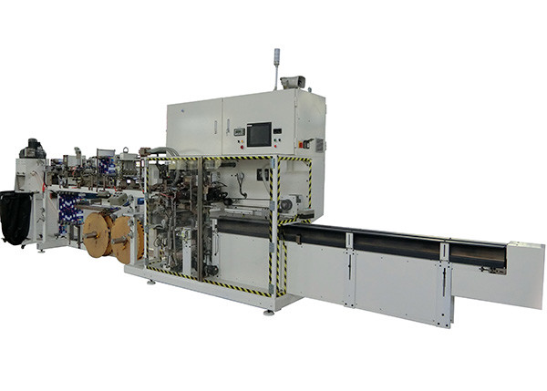 55 Bags/Min Automatic Sanitary Napkin Packing Machine PLC Controlled