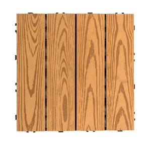 Residential Outdoor Wood Deck Tiles Multi Functional lightweight