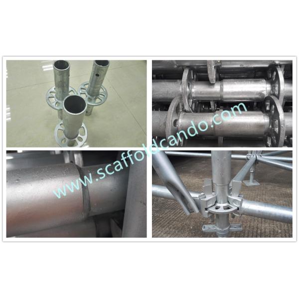 Galvanized scaffolding ringlock system Q235 Q345 base collar basic socket with 200mm 240mm 280mm 300mm for sale