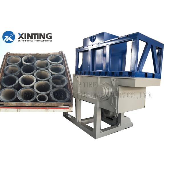 High Speed Pvc Pe Pipe Crusher Machine , Plastic Pipe Sharpner Cutting Machine