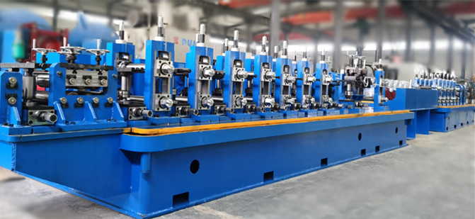 High Accuracy Cast Iron ERW Tube Mill Making Machine 380v 300KW