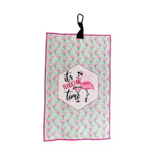 Buy cheap OEM ODM Printed Microfiber Waffle Weave Golf Towel Custom Logo product