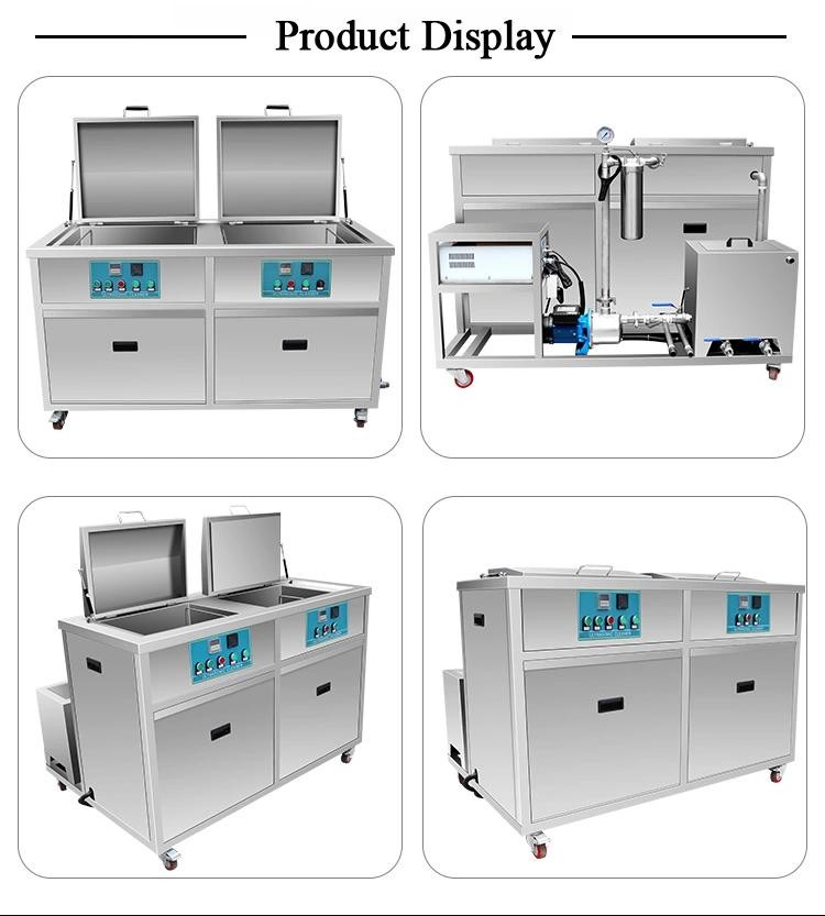 FCC Industrial Ultrasonic Cleaning Tanks , 560L 28KHZ Car Parts Cleaning Machine