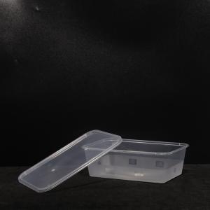 Buy cheap 750ml Rectangular Disposable PP Plastic Sandwich Lunch Box product