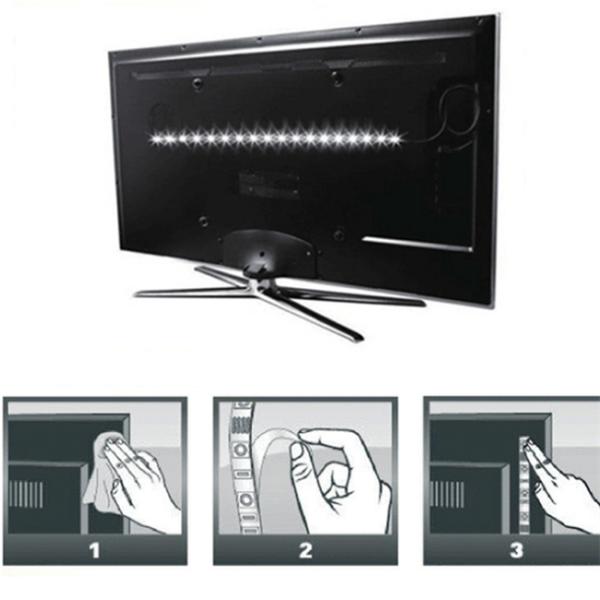 5V USB TV Backlight Flexible LED Strip Lights SMD 2835 60 Led/M 7.2W 700lm