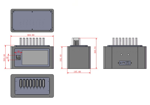0.75A ASTM Cell Phone Charging Machine Portable FDA Power Bank Sharing Station